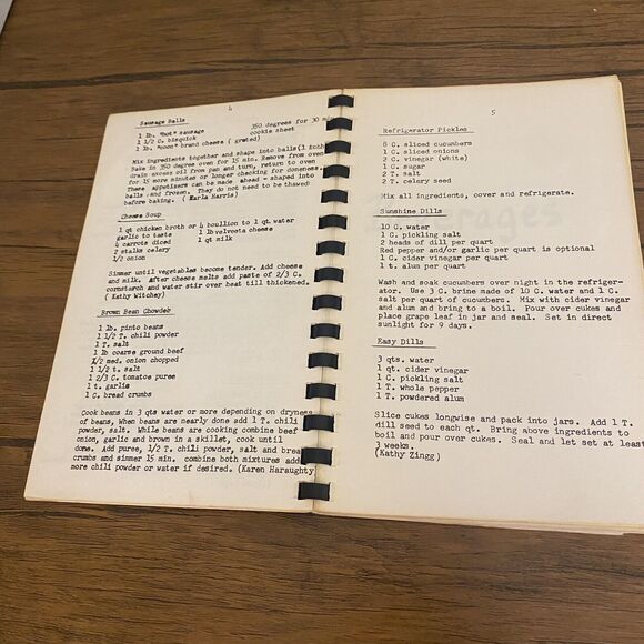 VTG Tulsa Oklahoma Regional Cookbook Local Comb Herbert Hoover Elementary School - Picture 3 of 6